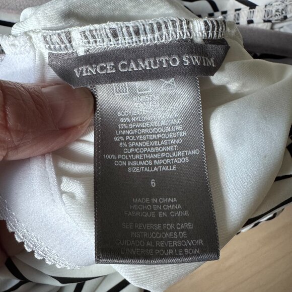 Vince Camuto Blossom Stripe One Piece Swimsuit | Size 6 | NWOT 🌺 - Picture 6 of 10